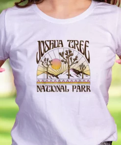Joshua Tree National Park Retro Casual Earth Day T Shirt 2