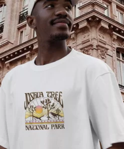 Joshua Tree National Park Retro Casual Earth Day T Shirt 3