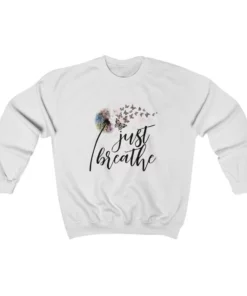 Just Breathe Dandelion Sweatshirt 1