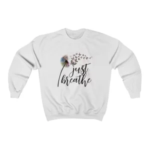 Just Breathe Dandelion Sweatshirt