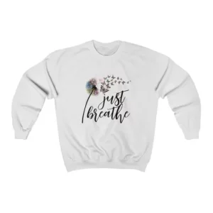 Just Breathe Dandelion Sweatshirt 2