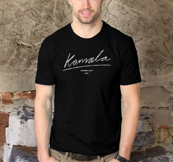 Kamala Signature Unisex Black Shirt