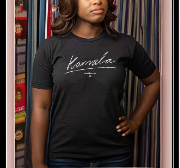 Kamala Signature Unisex Black Shirt