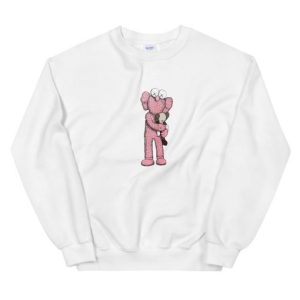 Kaws x Sesame Street Pink Bff Companion Unisex Sweatshirt