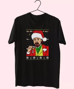 Leonardo Dicaprio Meme Christmas T Shirt Xmas Design 1