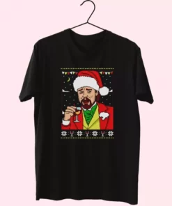 Leonardo Dicaprio Meme Christmas T Shirt Xmas Design 4
