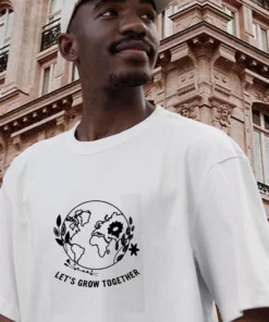 Let'S Grow Together Casual Earth Day T Shirt 2 LetS Grow Together Casual Earth Day T Shirt 3