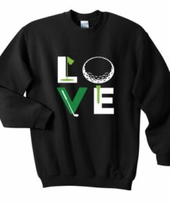 Love Golf Typo Sweatshirt 1