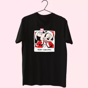 Love Santa Mickey Mouse And Minnie T Shirt Xmas Design 4