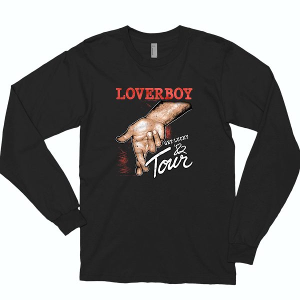 Loverboy Get Lucky Tour 1982 Album Style 70s Long Sleeve T shirt
