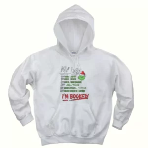 MY DAY The Grinch Im Booked Thanksgiving Hoodie 4