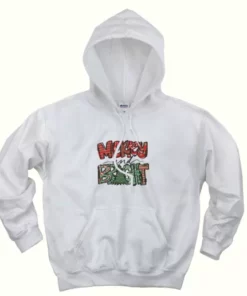 Merry Bright Christmas Trees Ugly Christmas Hoodie 4