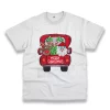 Merry Christmas Red Trees Truck Funny Christmas T Shirt