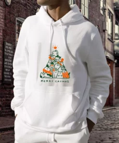 Merry Meowy Catmas Ugly Christmas Hoodie 3