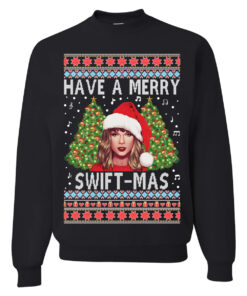 Merry Swiftmas Ugly Christmas Sweatshirt 1