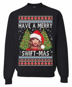 Merry Swiftmas Ugly Christmas Sweatshirt 2