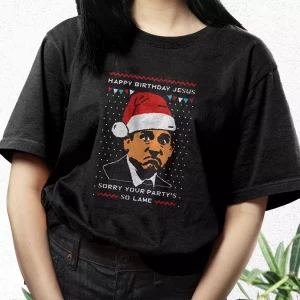 Michael Scott The Office Christmas T Shirt Xmas Design 3