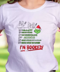 My Day The Grinch I'M Booked Thanksgiving Vintage T Shirt 1 My Day The Grinch IM Booked Thanksgiving Vintage T Shirt 2