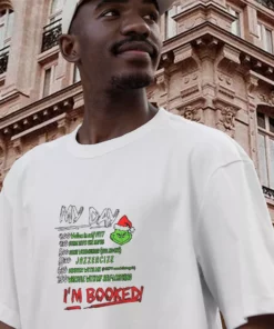 My Day The Grinch I'M Booked Thanksgiving Vintage T Shirt 2 My Day The Grinch IM Booked Thanksgiving Vintage T Shirt 3