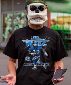 NFL Blitz Lions Barry Sanders T Shirt 2