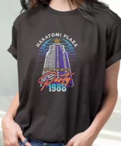 Nakatomi Plaza Christmas Party 1988 T Shirt Xmas Design 2