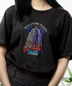 Nakatomi Plaza Christmas Party 1988 T Shirt Xmas Design 3