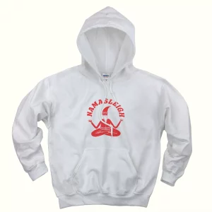 Namasleigh Yoga Santa Ugly Christmas Hoodie