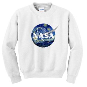 Nasa Logo Van Gogh Sweatshirt 1