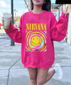 Nirvana Sweatshirt Pink 2