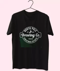 North Pole Brewing Co Christmas Spirits T Shirt Xmas Design 4