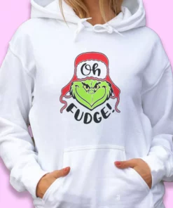 Oh Fudge Grinch Thanksgiving Hoodie 1 Oh Fudge Grinch Thanksgiving Hoodie 2