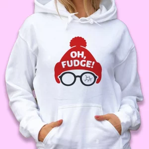 Oh Fudge Santa Ugly Christmas Hoodie