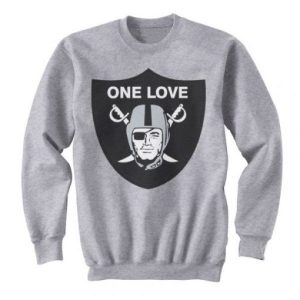 One Love Oakland Raiders Sweatshirt 1