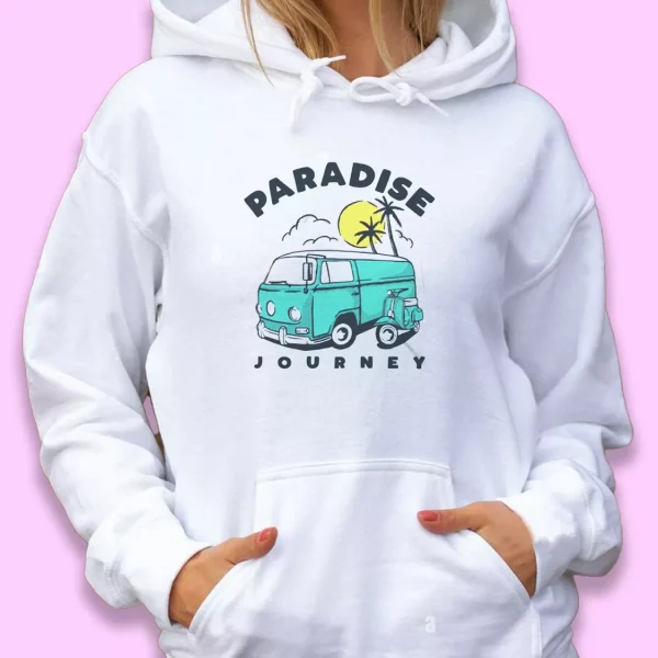 Paradise Journey Caravan Camping Thanksgiving Hoodie