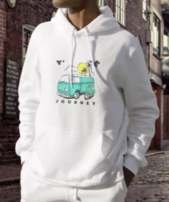 Paradise Journey Caravan Camping Thanksgiving Hoodie 3
