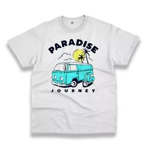 Paradise Journey Caravan Camping Thanksgiving Vintage T Shirt