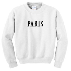 Paris Font Sweatshirt