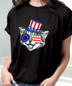 Patriotic Funny Cat Betsy Ross American Flag Vetrerans Day T Shirt 1 Patriotic Funny Cat Betsy Ross American Flag Vetrerans Day T Shirt 2