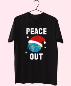 Peace Out Festive T Shirt Xmas Design 4