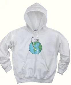 Peanuts Snoopy On Top Of The World Day Earth Day Hoodie 1