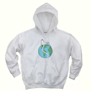 Peanuts Snoopy On Top Of The World Day Earth Day Hoodie 4