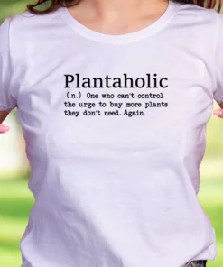 Plantaholic Definition Casual Earth Day T Shirt 2