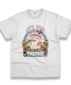 Plants LetS Grow Together Sublimation Casual Earth Day T Shirt 1