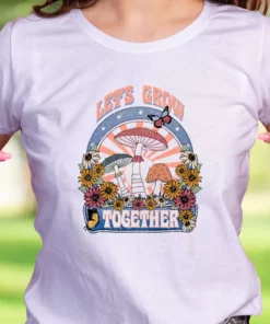 Plants Let'S Grow Together Sublimation Casual Earth Day T Shirt 1 Plants LetS Grow Together Sublimation Casual Earth Day T Shirt 2