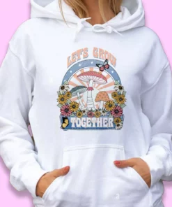 Plants Lets Grow Together Sublimation Day Earth Day Hoodie 2