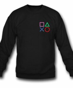 Playstation Button Sweatshirt 1 Playstation Button Sweatshirt 2
