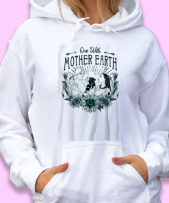 Pocahontas One With Mother Day Earth Day Hoodie 1 Pocahontas One With Mother Day Earth Day Hoodie 2