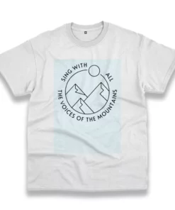 Pocahontas Sing With All The Voices Of The Mountain Casual Earth Day T Shirt 1