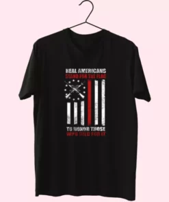 Real Americans Stand For The Flag Vetrerans Day T Shirt 4