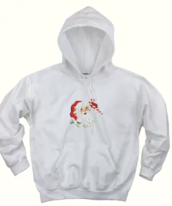 Retro Santa Design Ugly Christmas Hoodie 1